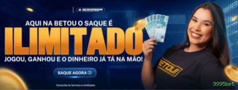 Imagem promocional da 9995bet mostrando a plataforma e suas vantagens